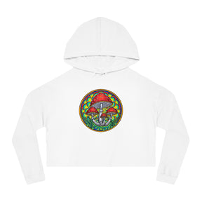 Mushroom - Women’s Cropped Hooded Sweatshirt