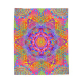 Sunrise Mandala - Velveteen Plush Blanket