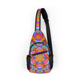 Psychedelic Mandala Chest Bag