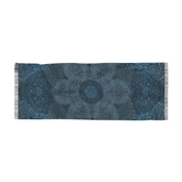 Blue Sacred Geometry Scarf