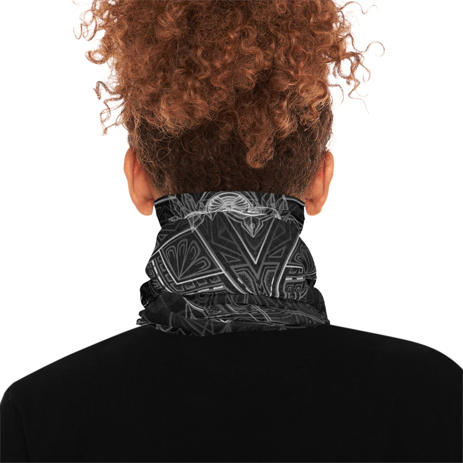 Sacred Geometry Mandala Neck Gaiter - Lightweight Stylish Face Covering for Outdoor Adventures