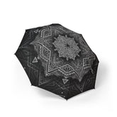 Star Tetrahedron Mandala Automatic Foldable Umbrella