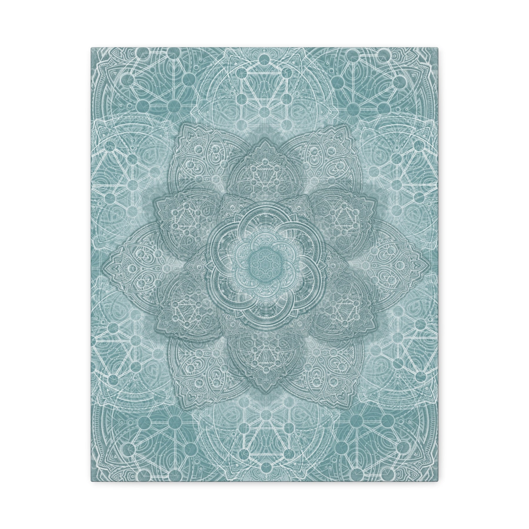 Sacred Geometry Mandal Canvas Print