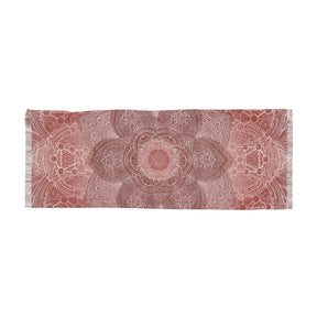 Red Sacred Geometry Scarf