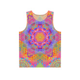 Psychedelic Flower of Life Men's Tank