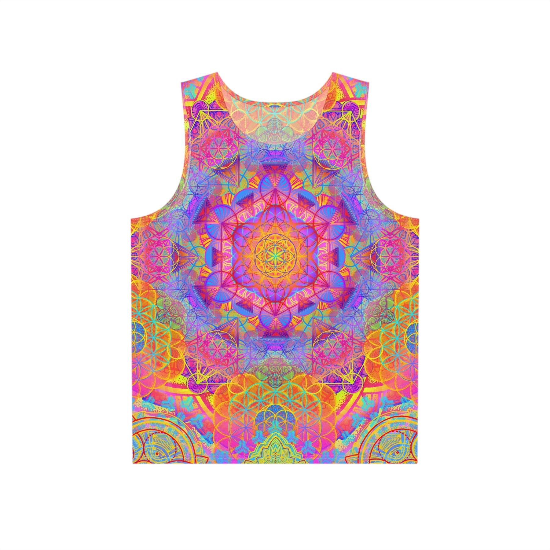 Psychedelic Flower of Life Men's Tank