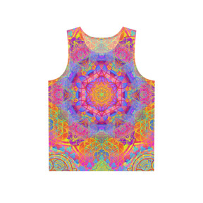 Psychedelic Flower of Life Men's Tank