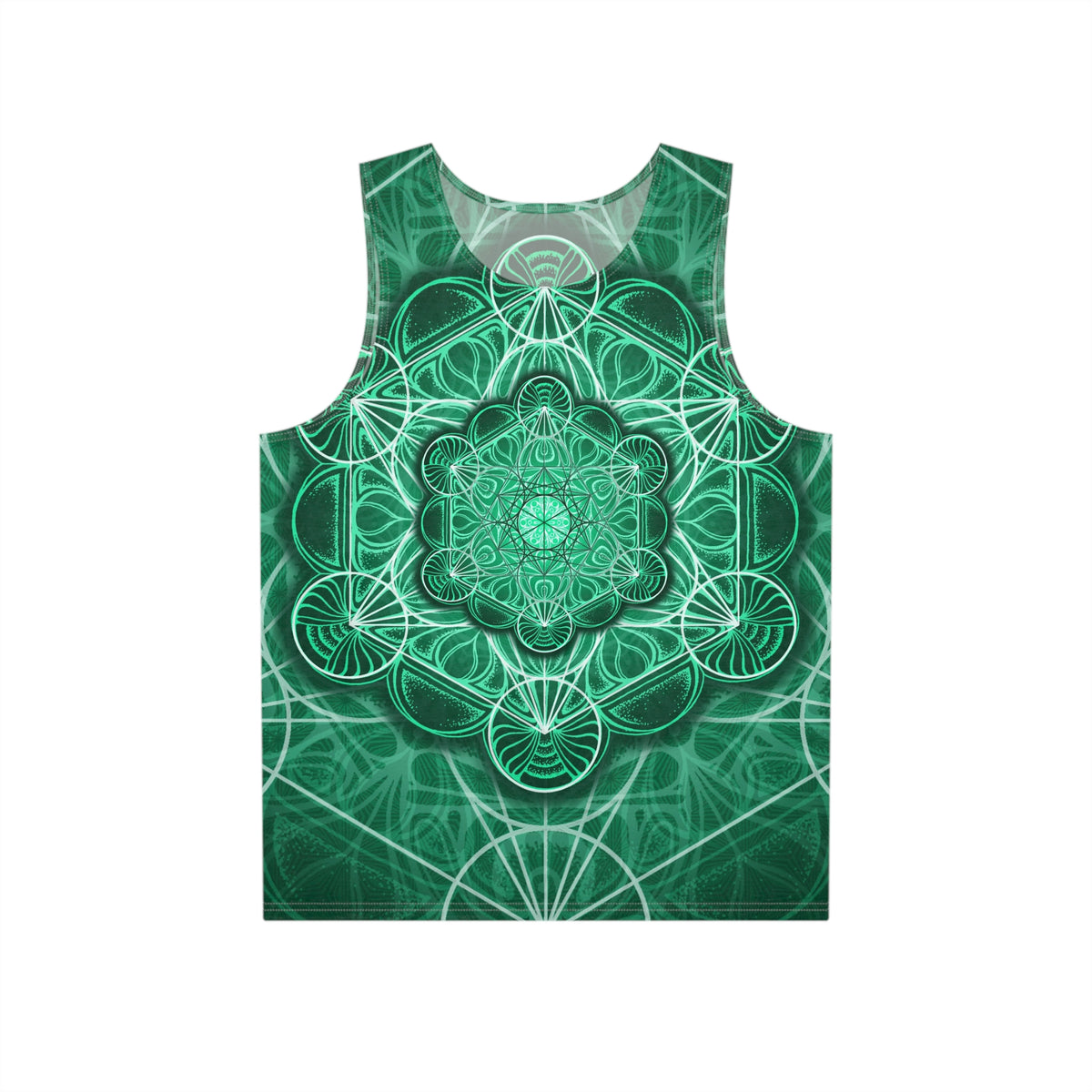 Metatron's Cube Mandala Men's Tank