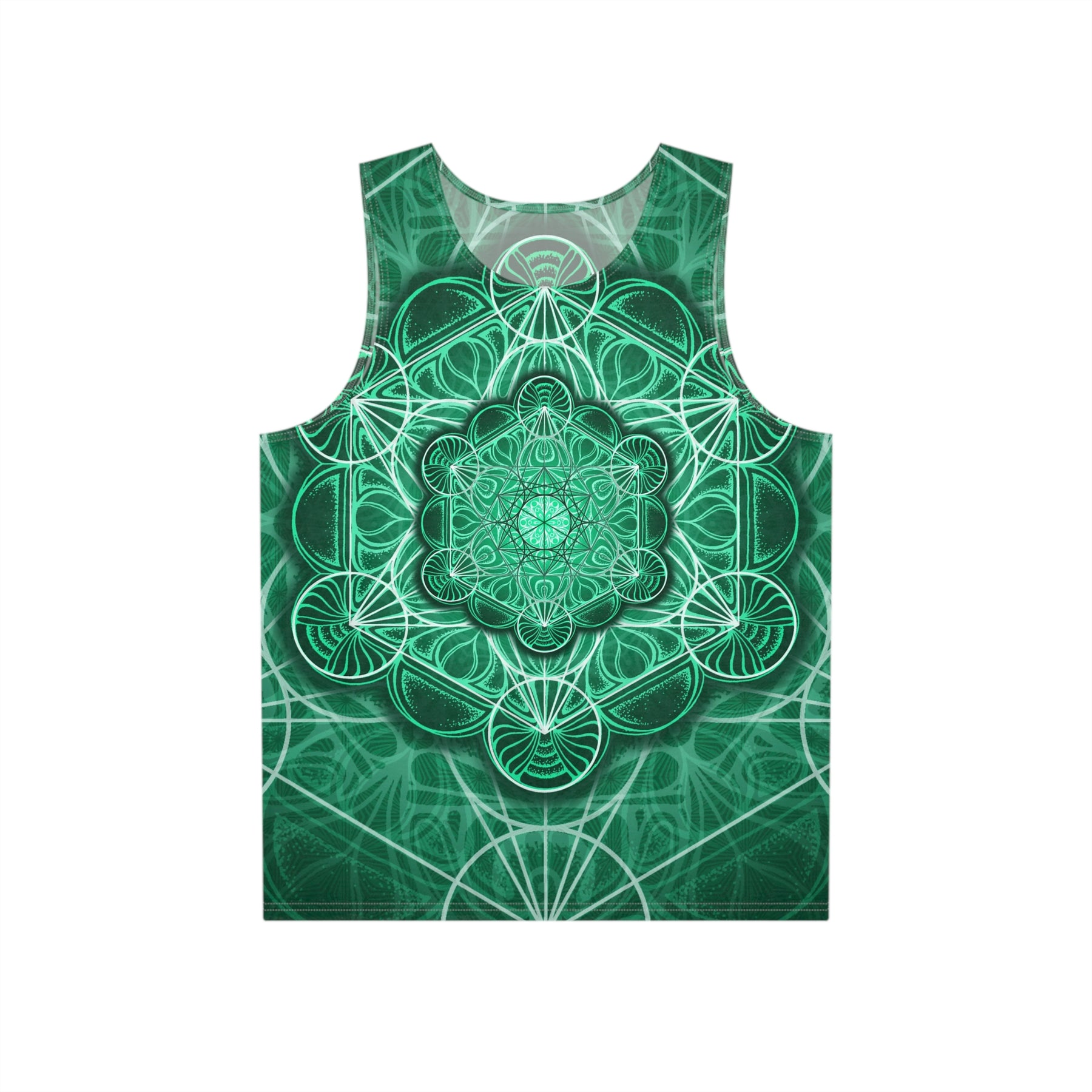 Metatron's Cube Mandala Men's Tank