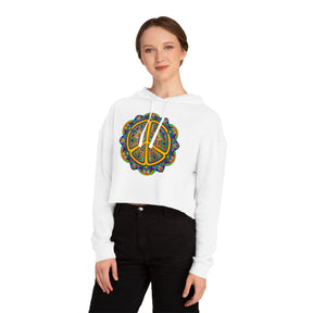 Peace - Women’s Cropped Hooded Sweatshirt