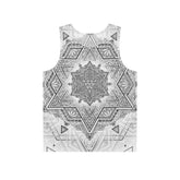 White Star Tetrahedron Men's Tank