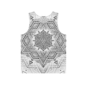 White Star Tetrahedron Men's Tank