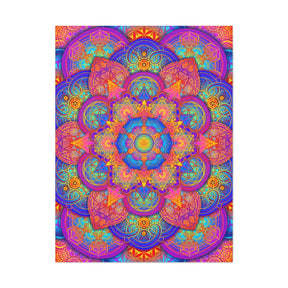 Psychedelic Metatron's Cube Canvas Print