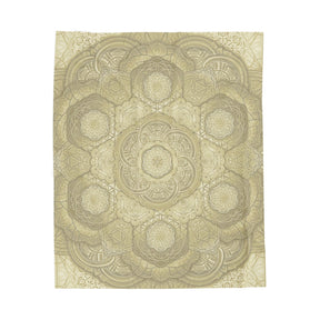 Dust Mandala Velveteen Plush Blanket