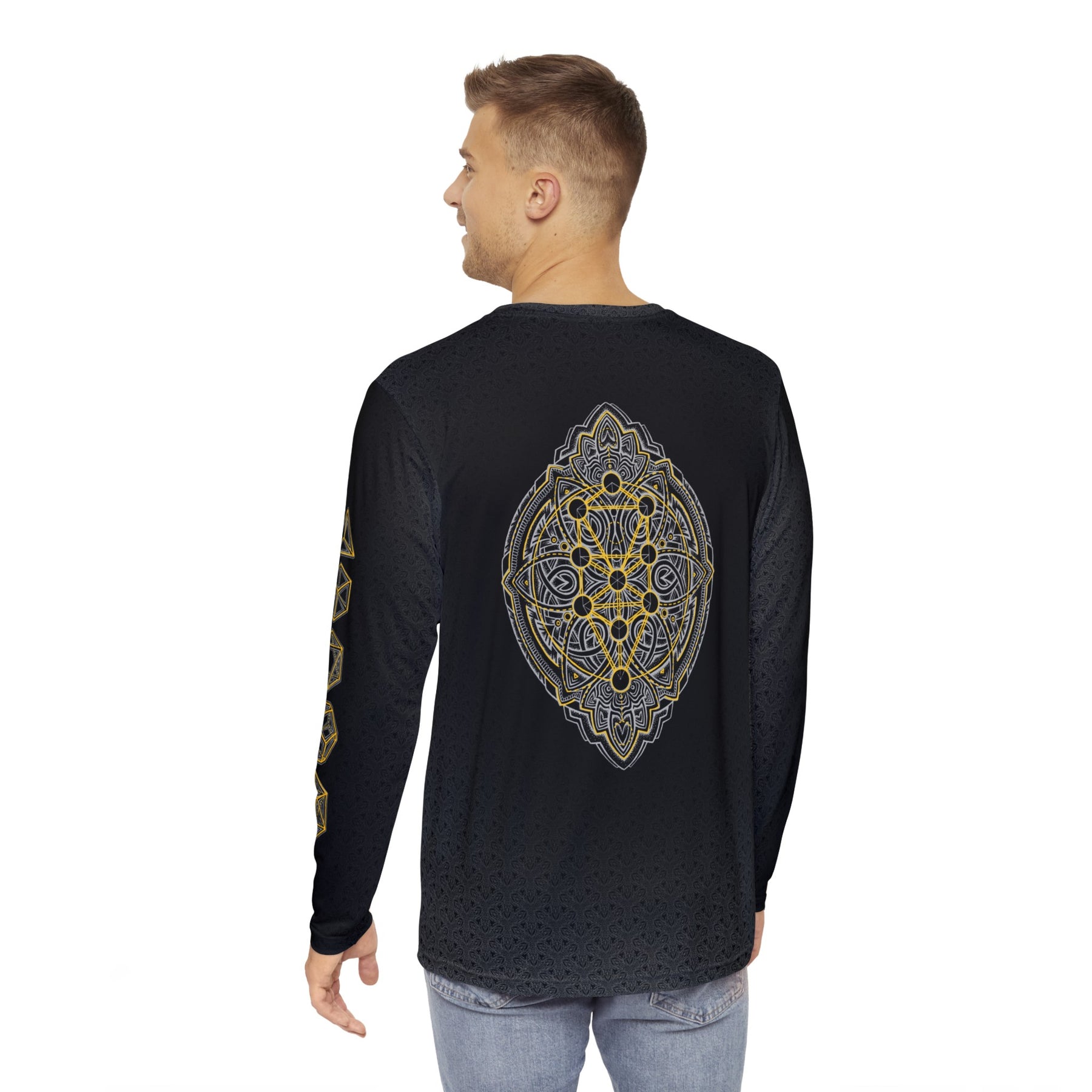 Star Tetrahedron Men's Long Sleeve Shirt