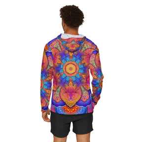 Psychedelic Mandala Men's Sun Hoodie