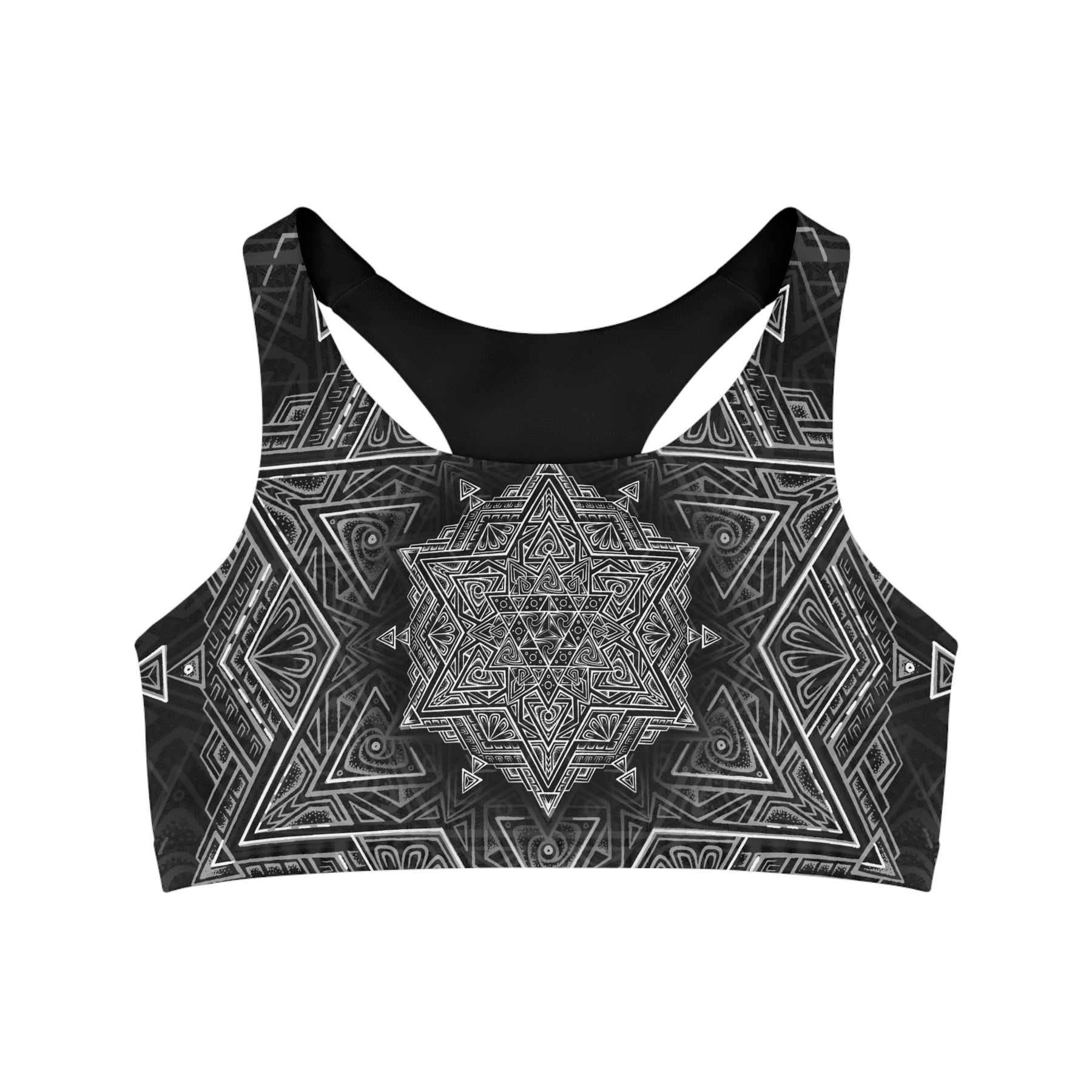 Star Tetrahedron Seamless Sports Bra