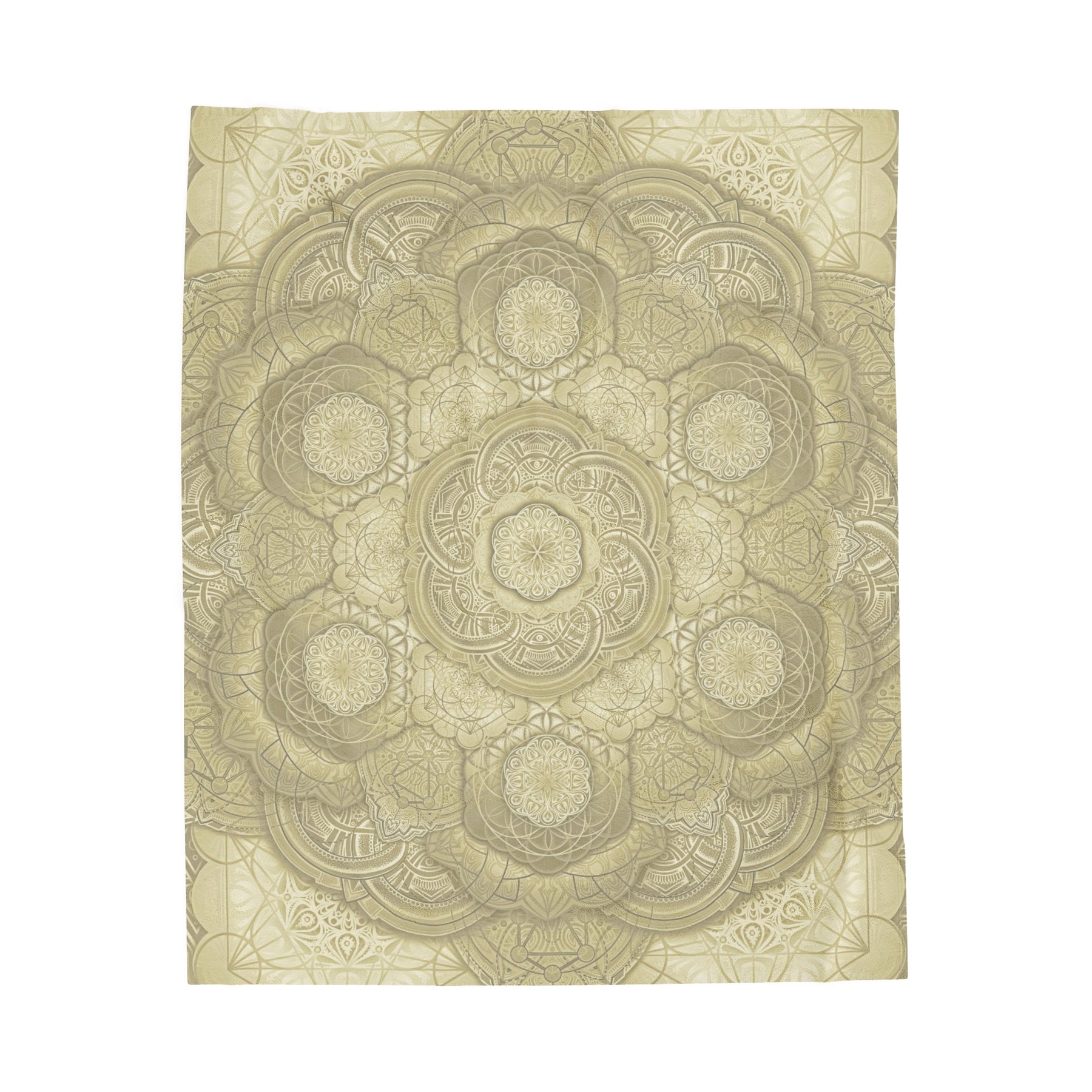 Dust Mandala Velveteen Plush Blanket