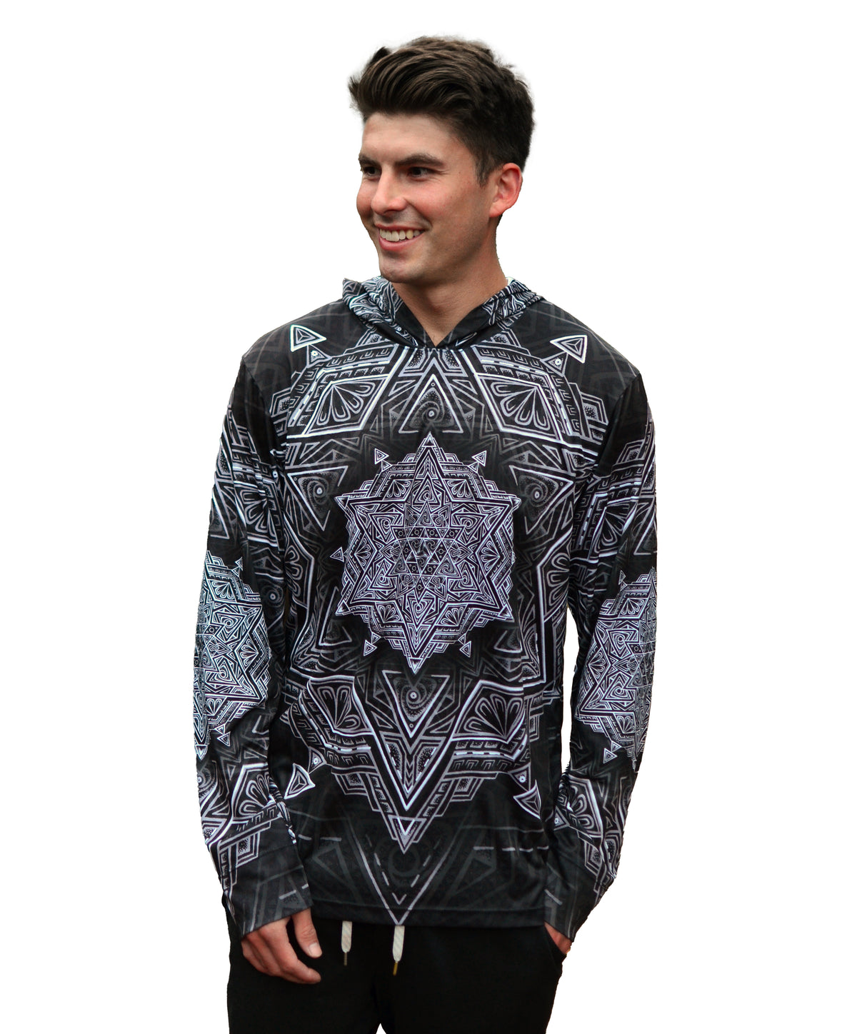 Star Tetrahedron Men's Sun Hoodie