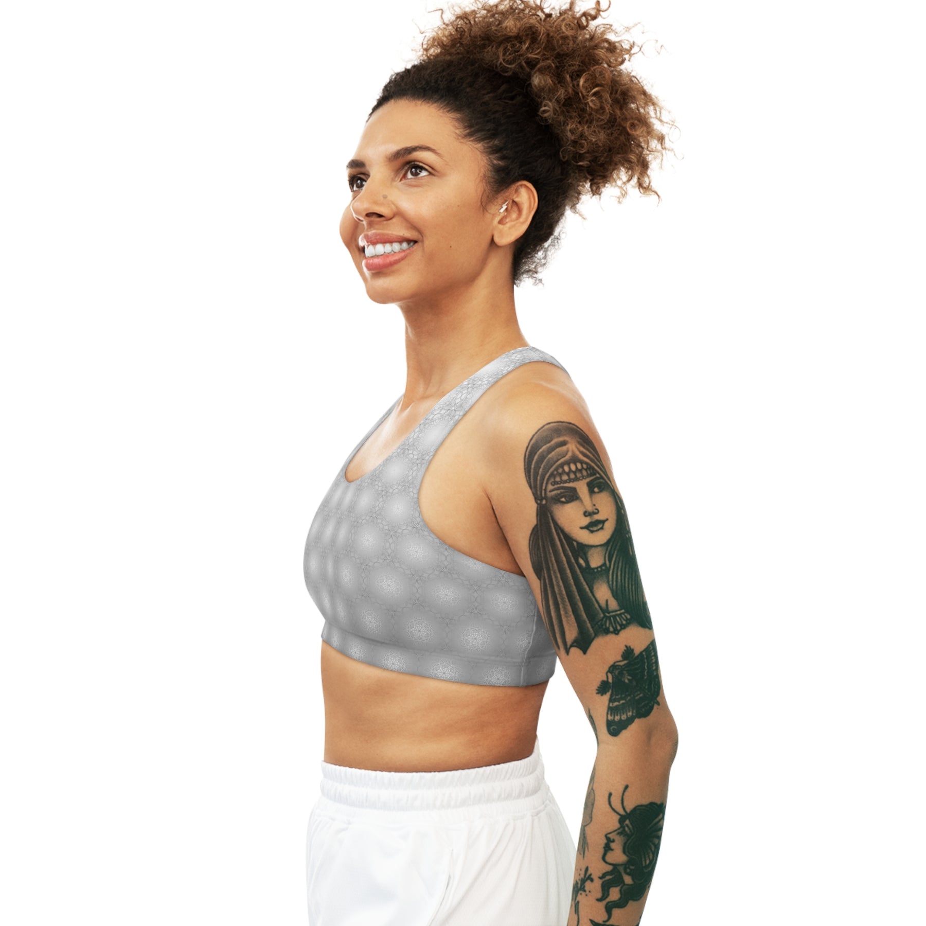 Metatron's Cube Fade Seamless Sports Bra