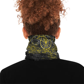 Metatron's Cube Mandala Neck Gaiter - Lightweight Stylish Face Covering for Outdoor Adventures