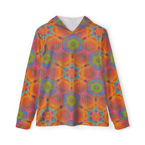 Sacred Geometry Mandala Men's Sun Hoodie