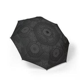 Blackout Mandala Automatic Foldable Umbrella