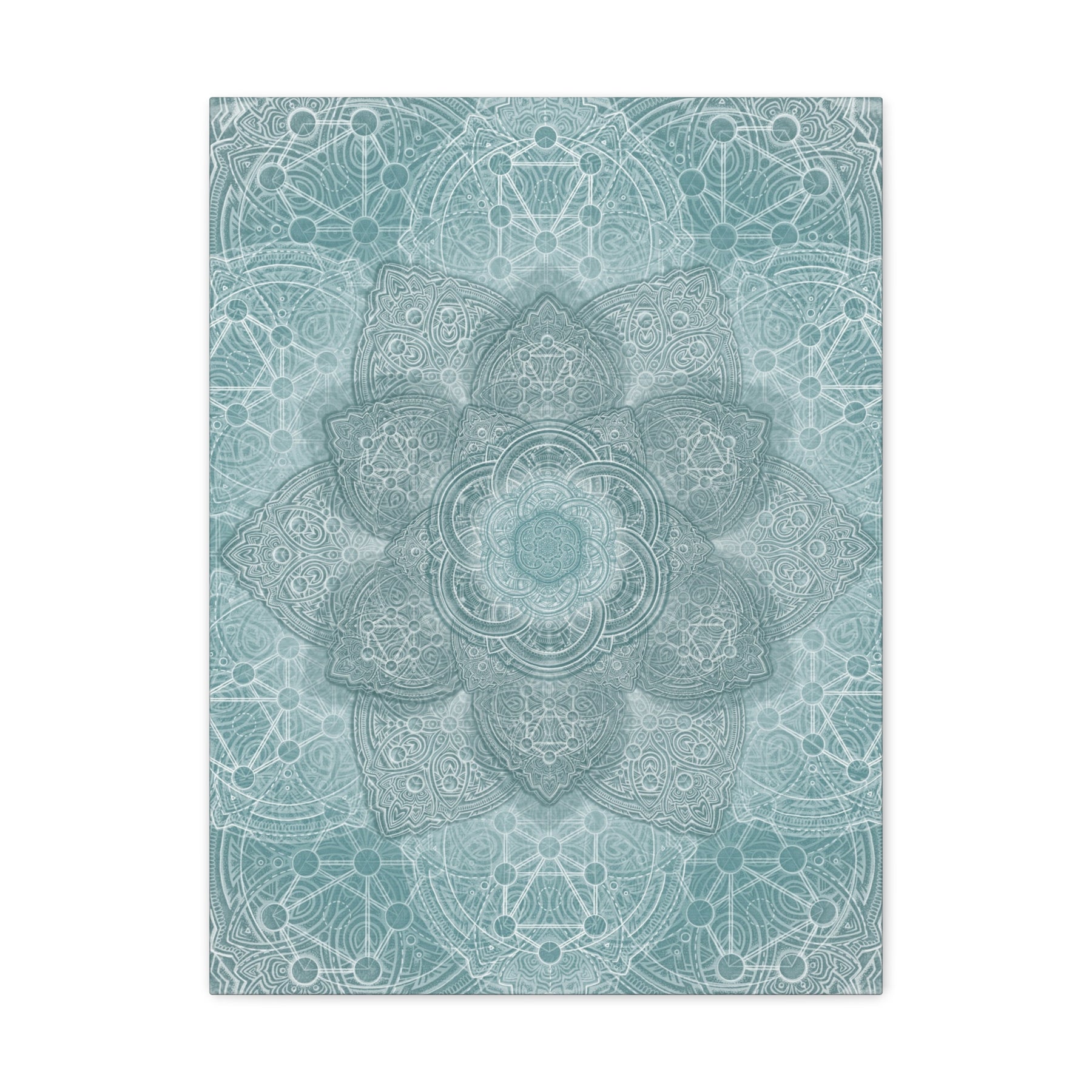 Sacred Geometry Mandal Canvas Print