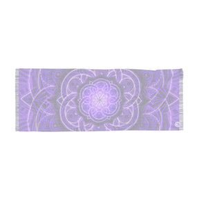 Purple Sacred Geometry Mandala Scarf