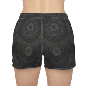 Blackout Mandala - Women's Casual Shorts