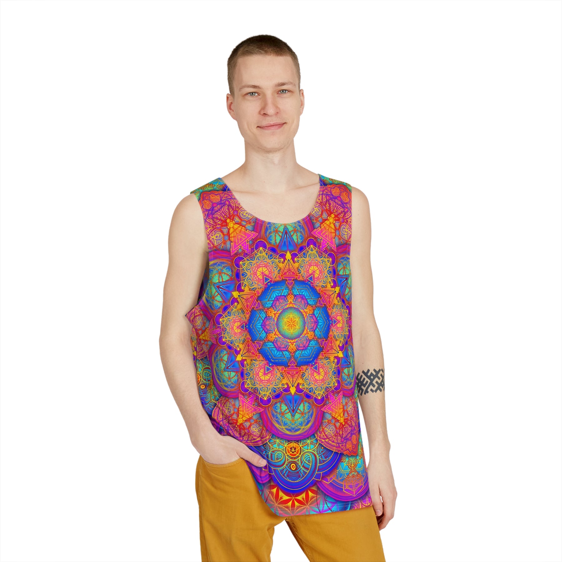 Psychedelic Mandala Men's Tank