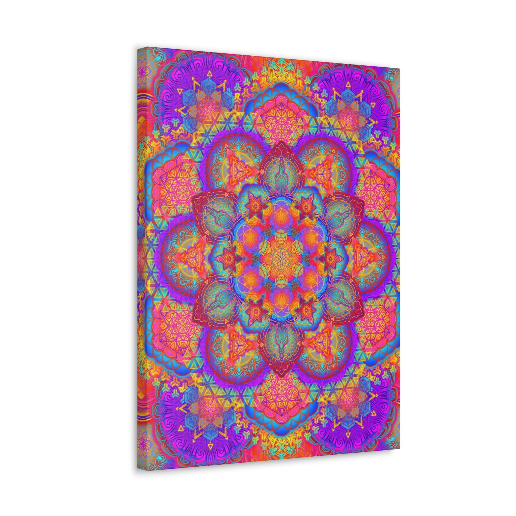 Psychedelic Mandala Canvas Print