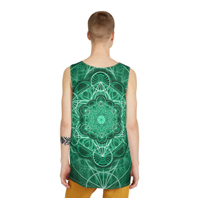 Metatron's Cube Mandala Men's Tank
