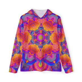 Psychedelic Mandala Men's Sun Hoodie