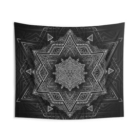 Star Tetrahedron Mandala - Wall Tapestry