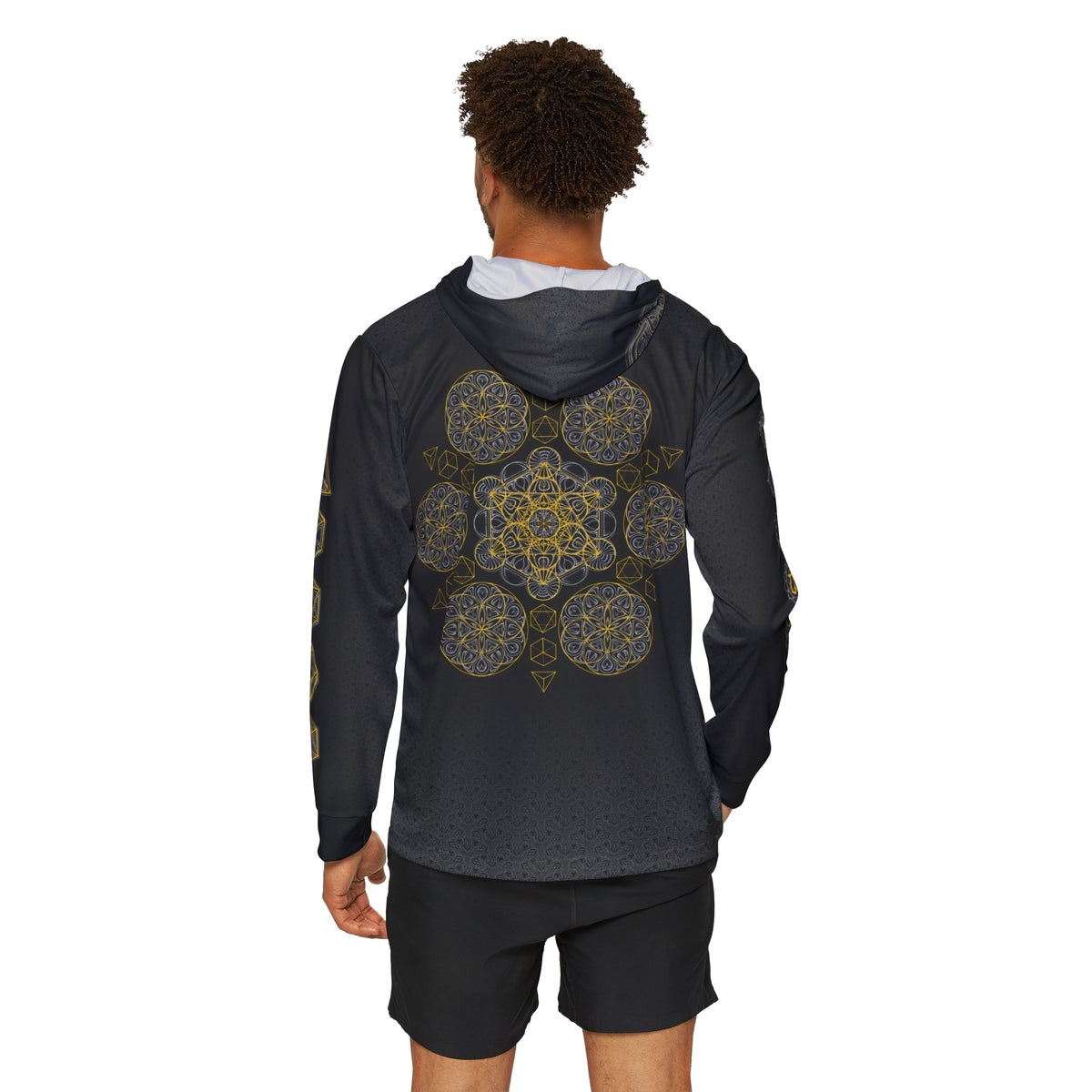 Sacred Geometry Men's Sun Hoodie