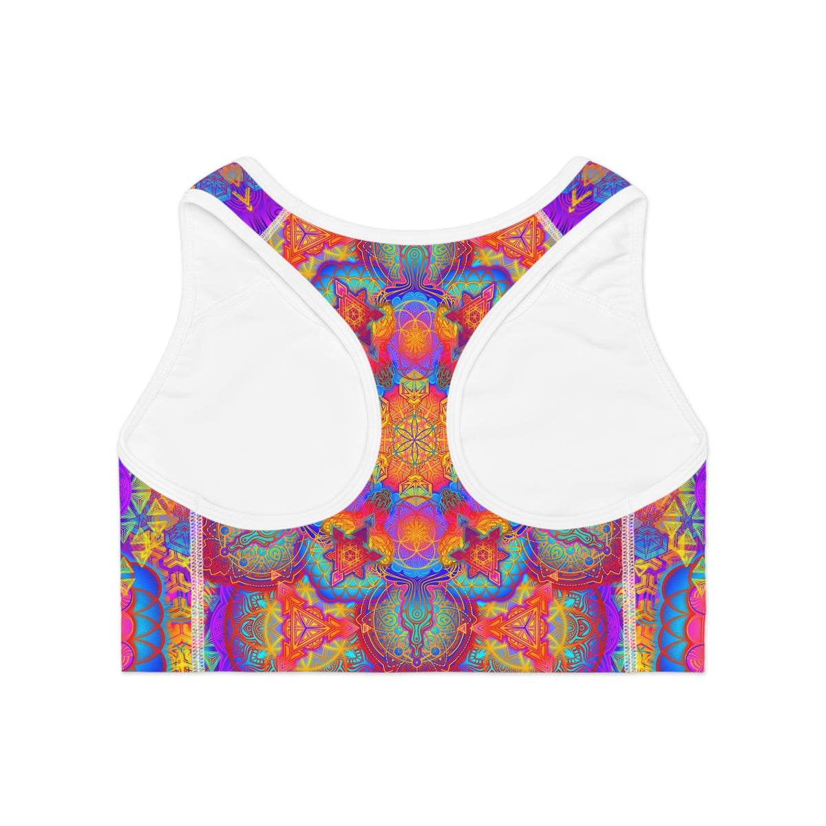 Psychedelic Mandala Sports Bra