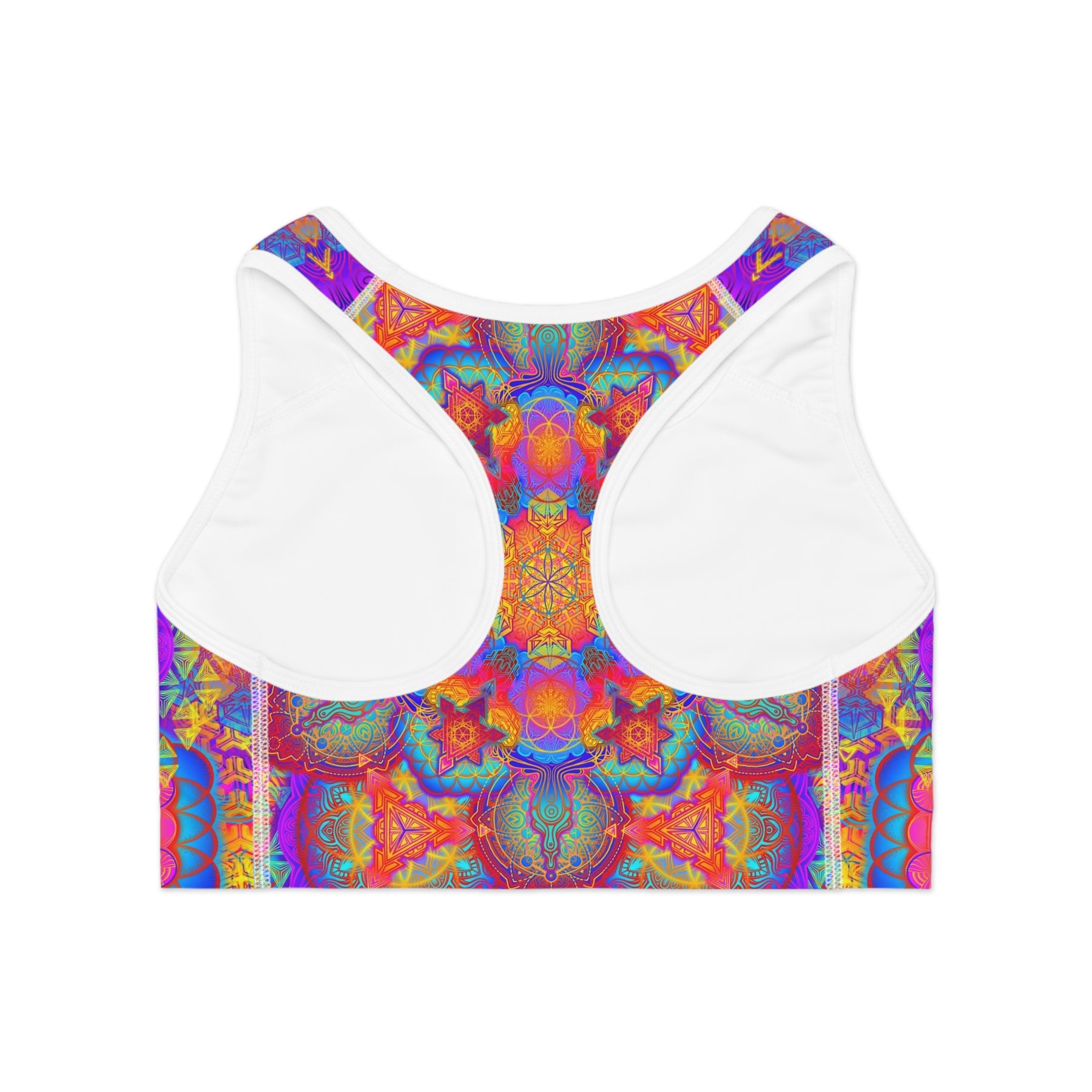 Psychedelic Mandala Sports Bra