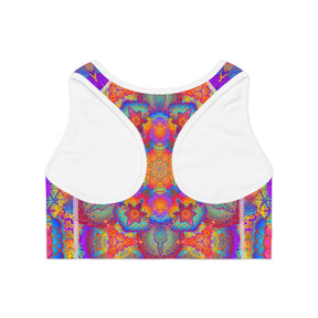 Psychedelic Mandala Sports Bra