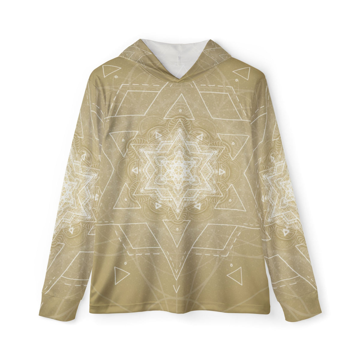 Star Tetrahedron Natural Men's Sun Hoodie