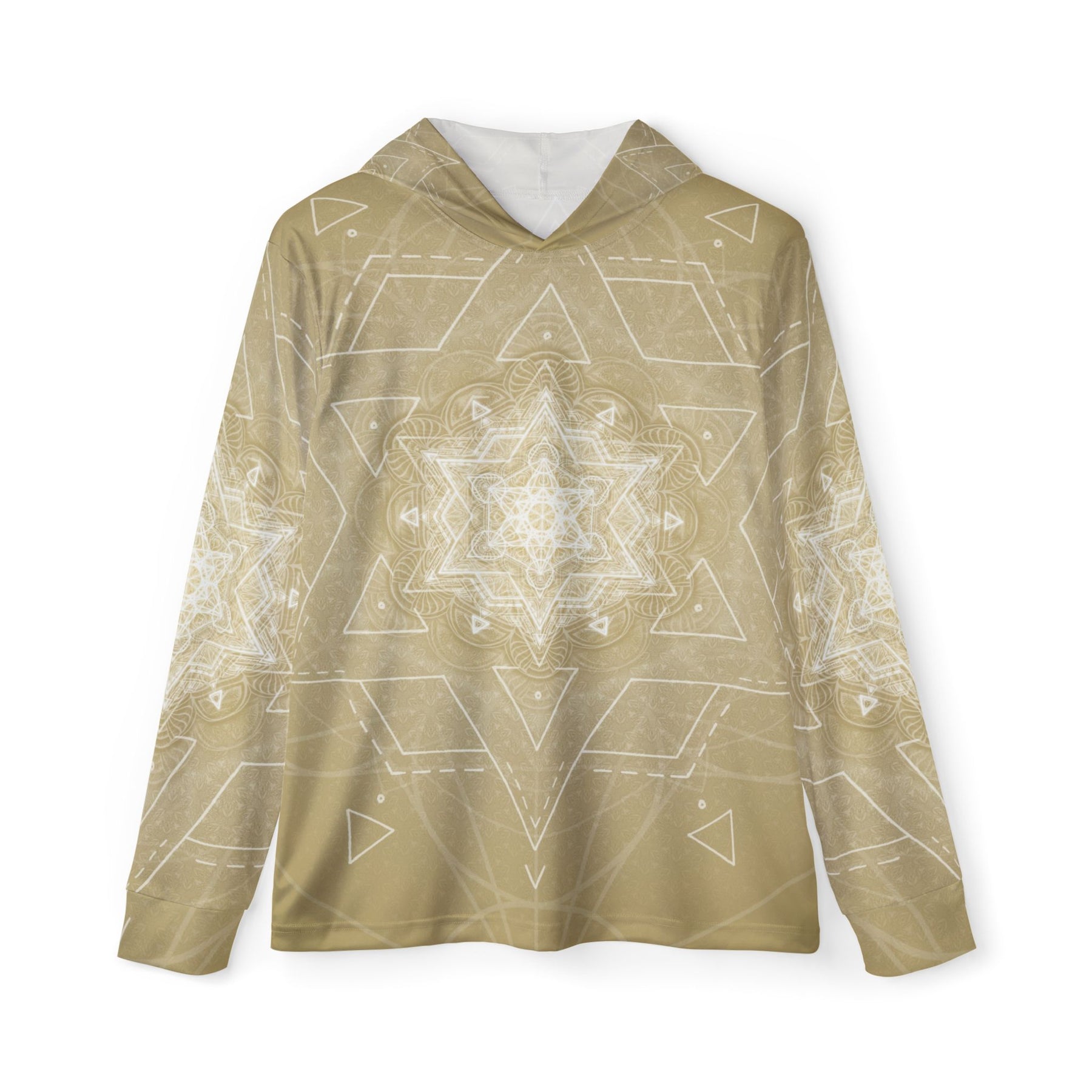 Star Tetrahedron Natural Men's Sun Hoodie