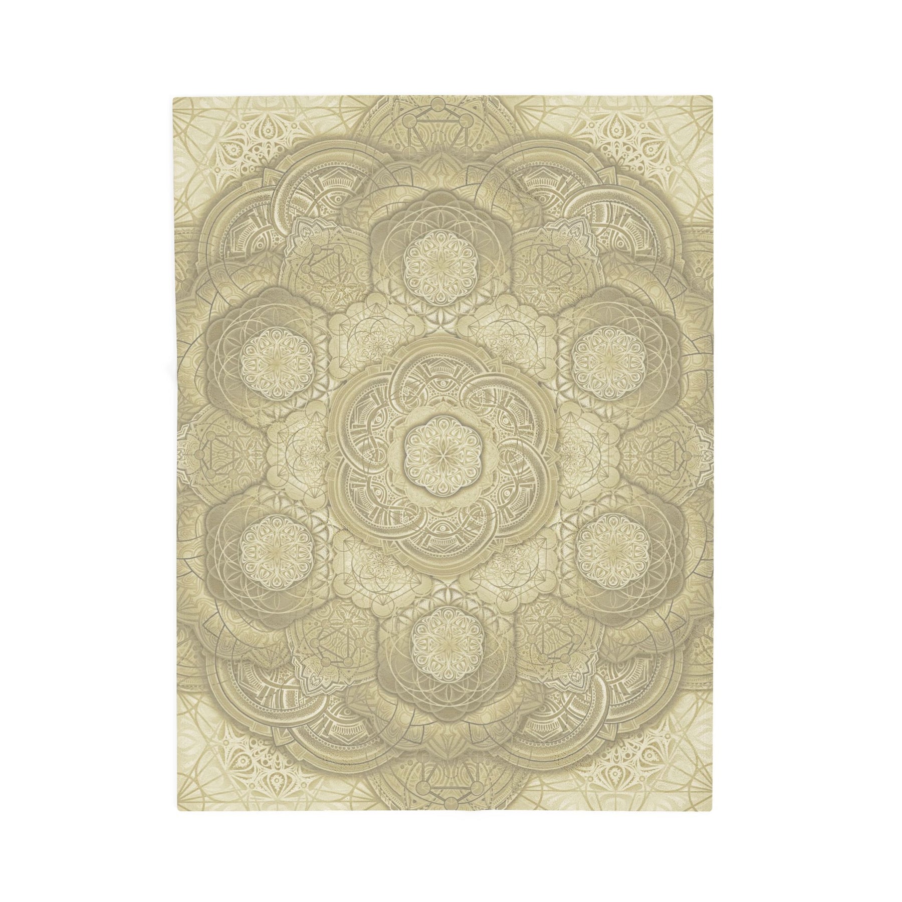 Dust Mandala Velveteen Plush Blanket