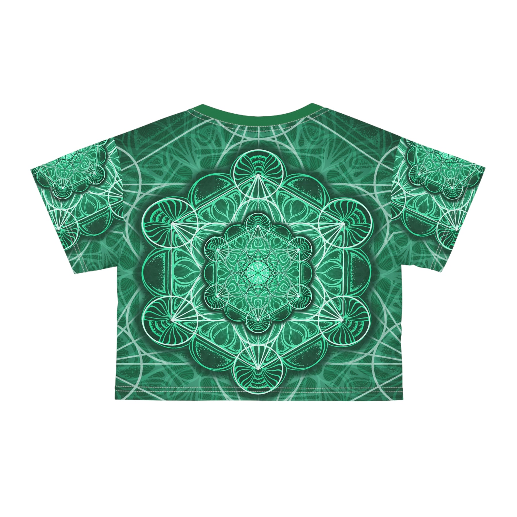 Malachite Mandala Crop Tee