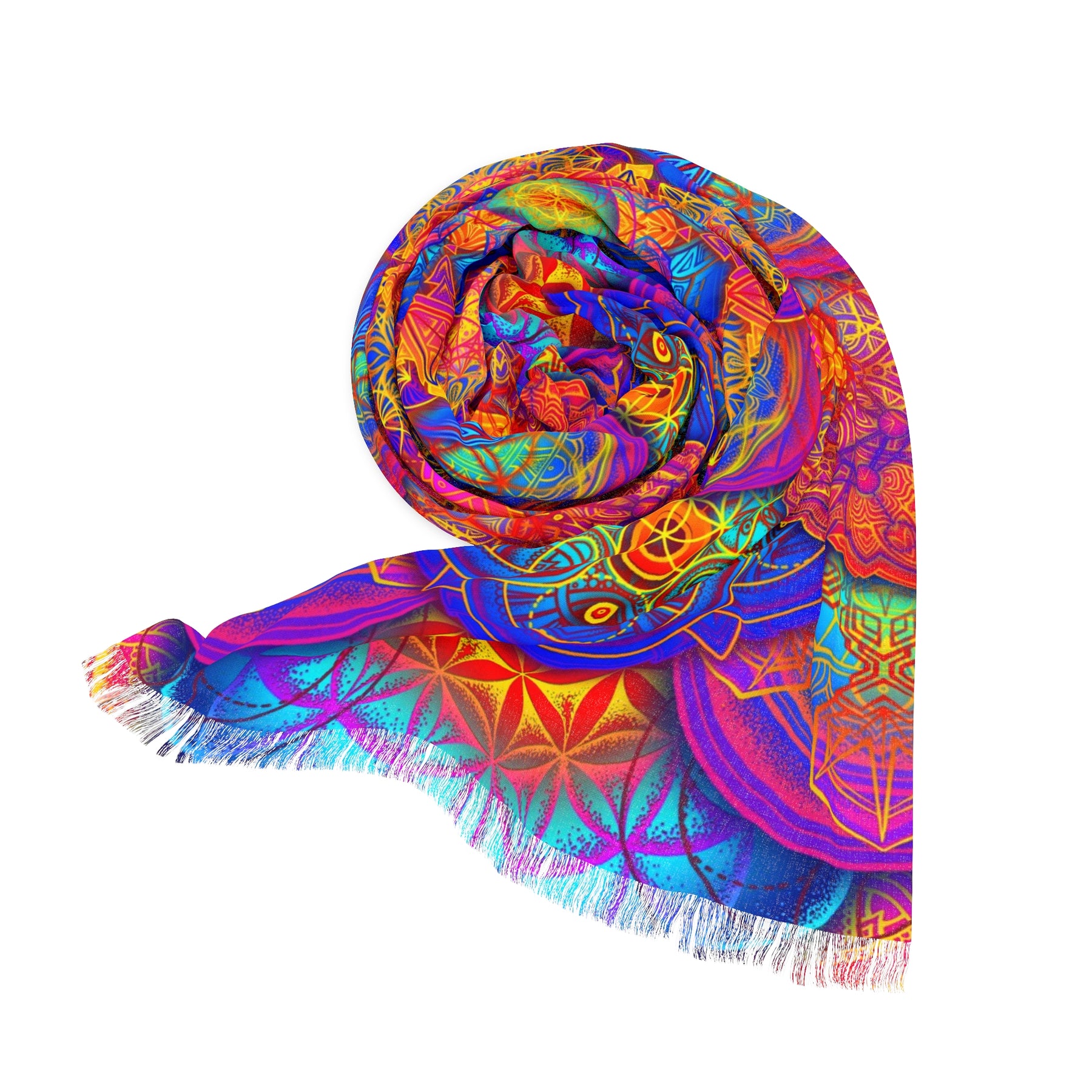 Psychedelic Sacred Geometry Scarf