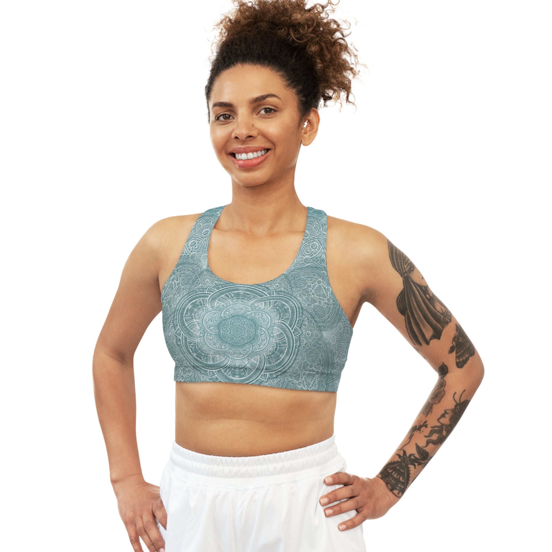 Psychedelic Mandala Sports Bra