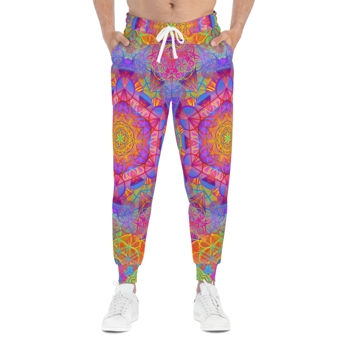 Psychedelic Mandala Athletic Joggers