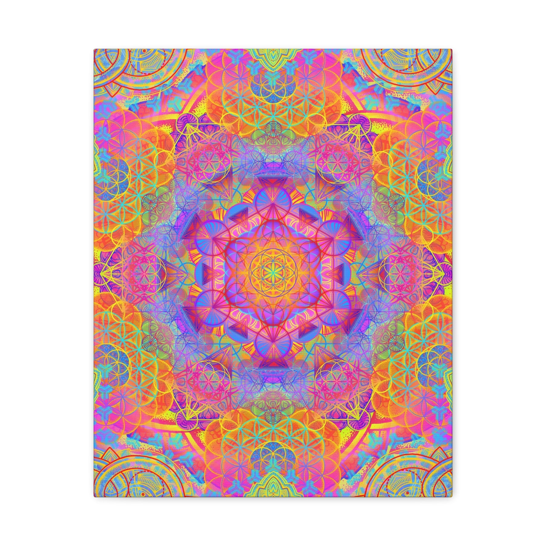 Sunrise Mandala Canvas Print