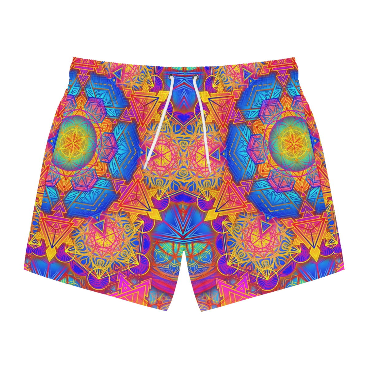 Psychedelic Mandala Swim Trunks