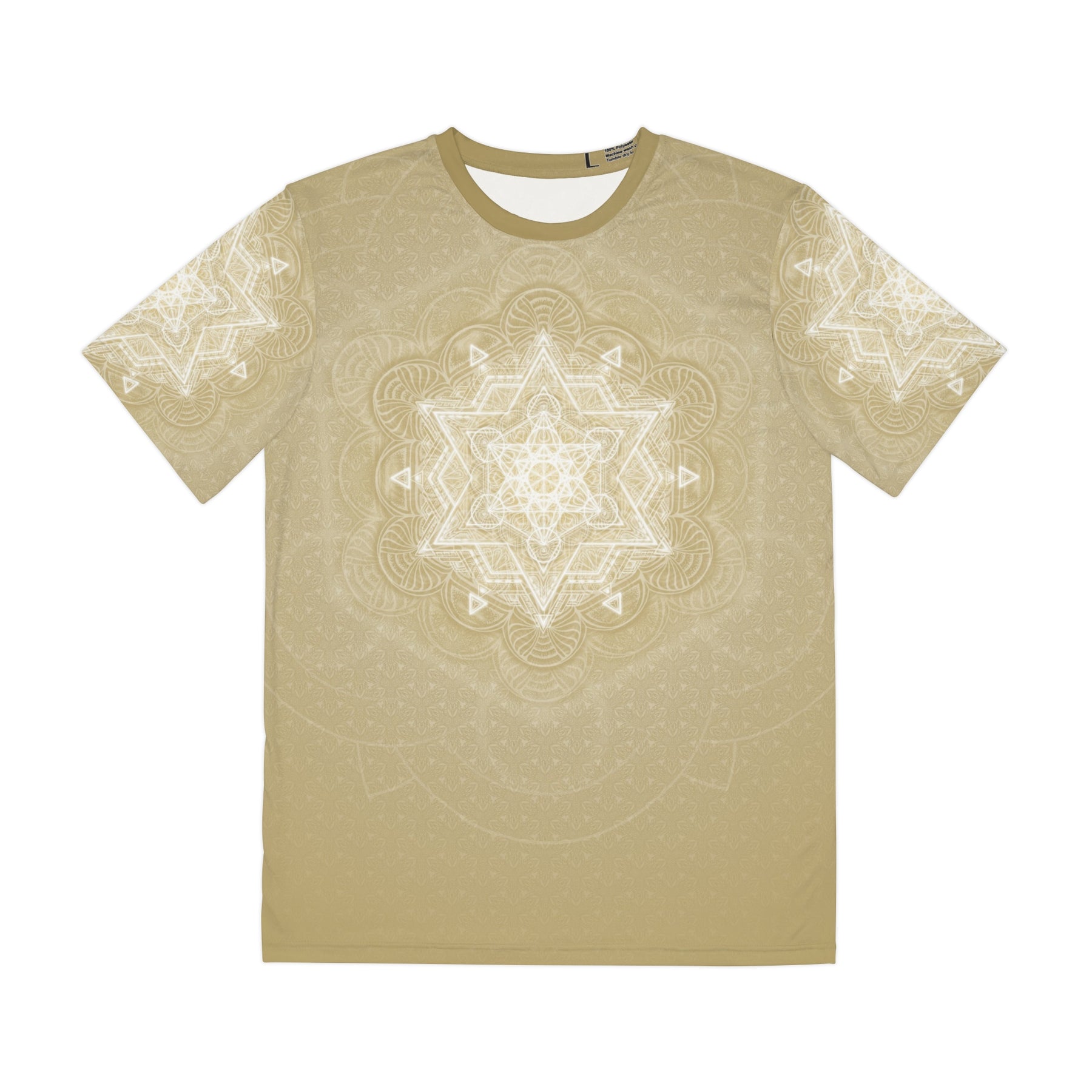 Muted Sacred Geometry Mandala - Men's Polyester Tee