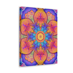 Psychedelic Mandala Canvas Print